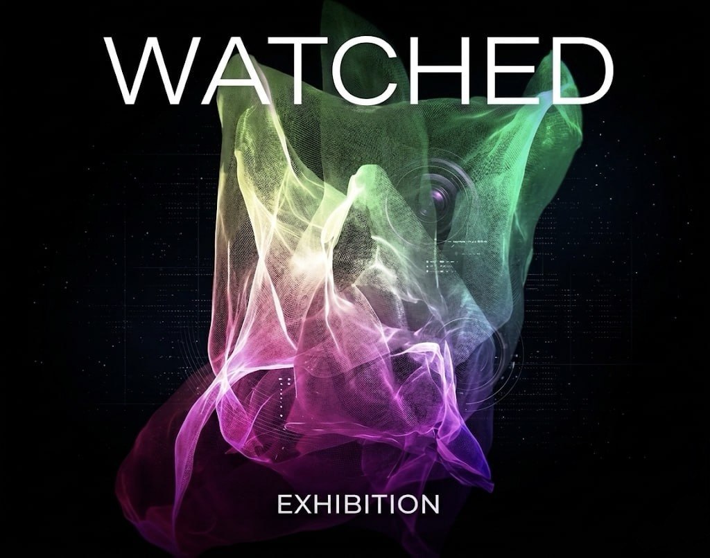 "Watched" exhibition poster ArtScience Museum